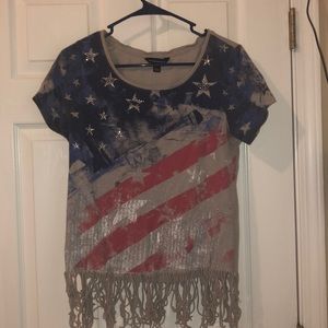 Rock And Republic American Flag Tee